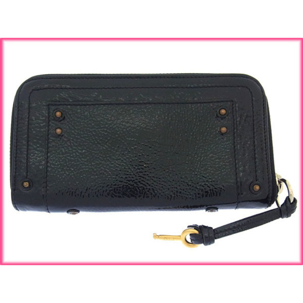 Chloe Wallet Black Battington key long - Picture 1 of 6